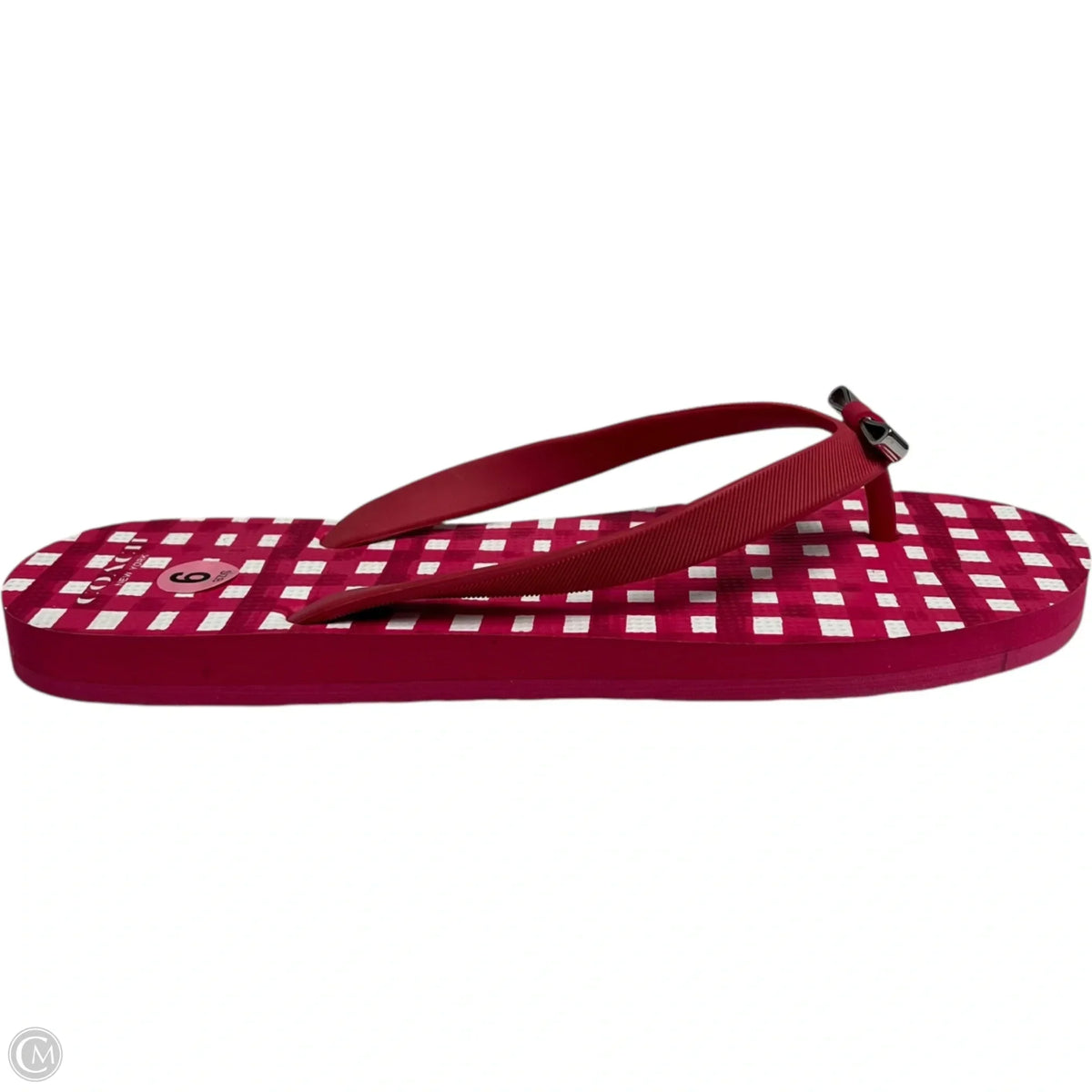 Sandals Designer By Coach In Pink, Size: 9