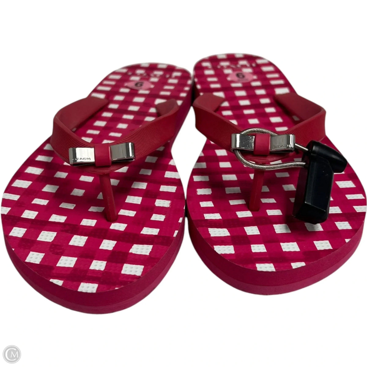 Sandals Designer By Coach In Pink, Size: 9
