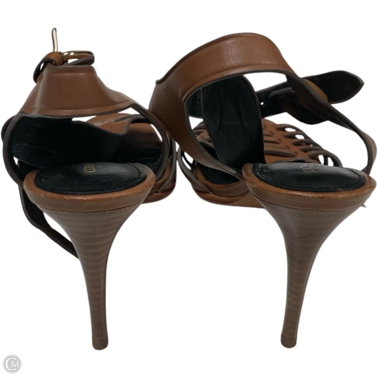 Sandals Designer By Coach In Brown, Size: 7.5