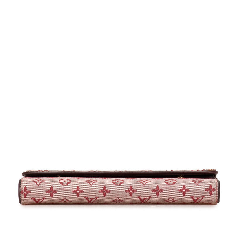 Louis Vuitton Monogram Mini Portefeuille International Long Wallet Long Wallet M92244 Triple Pink Canvas  LOUIS VUITTON