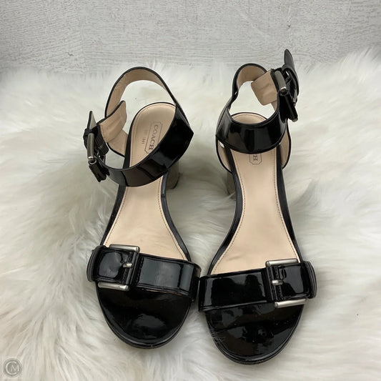 Shoes Designer By Coach In Black, Size: 7.5