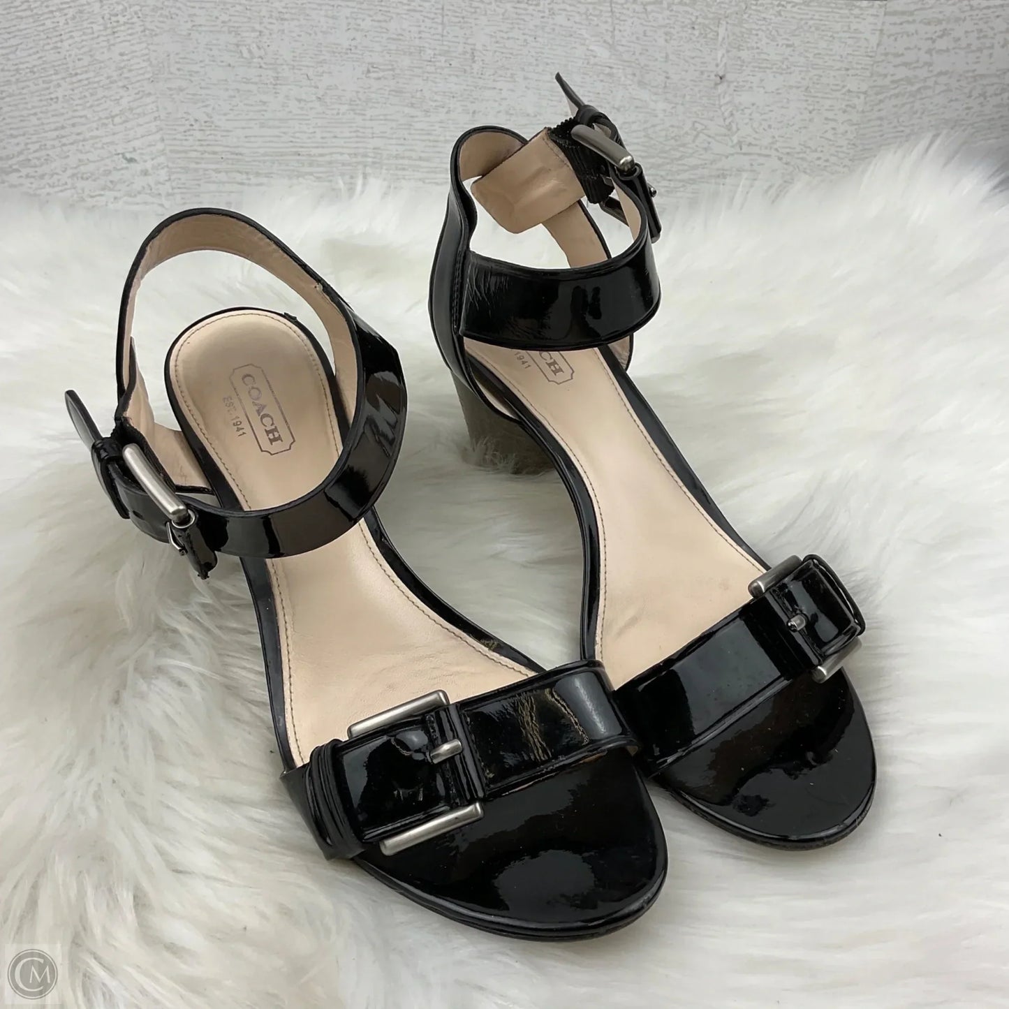 Shoes Designer By Coach In Black, Size: 7.5