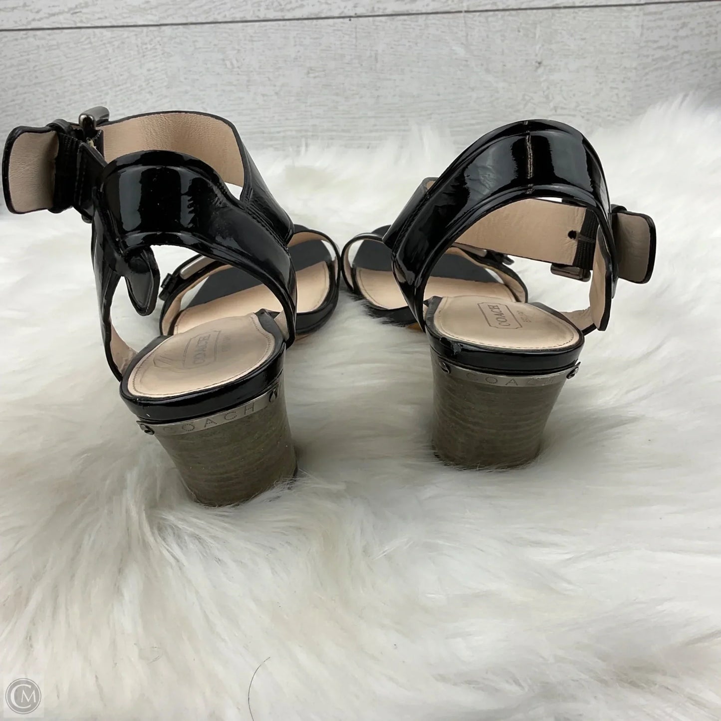 Shoes Designer By Coach In Black, Size: 7.5