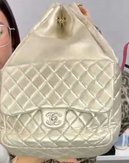 Chanel gold | Off white Back Pack WB6264