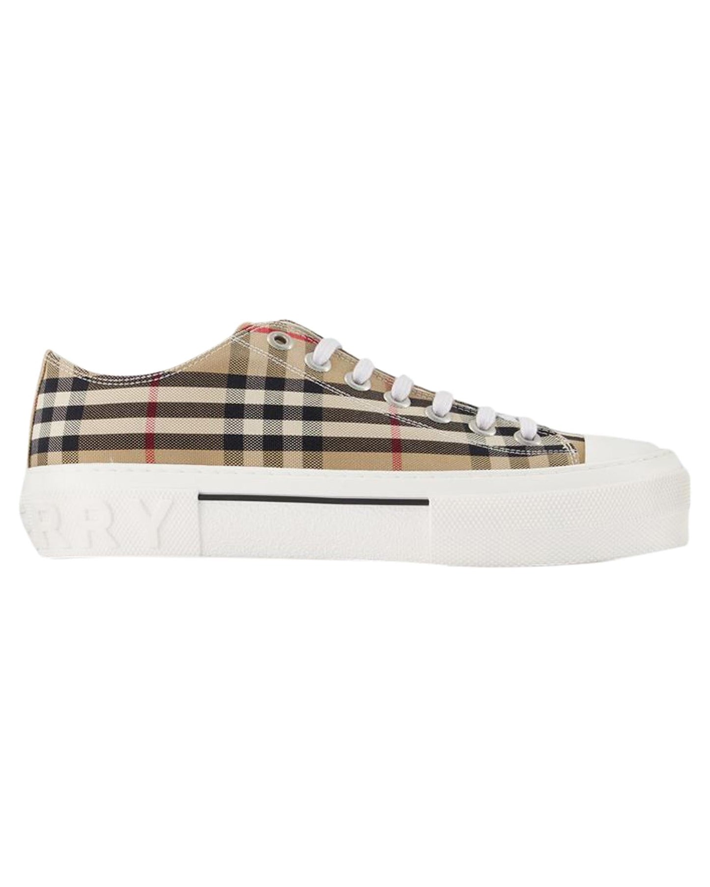 Burberry Arthur Check Platform Sneakers Women Brown | Beige 42 brown | beige