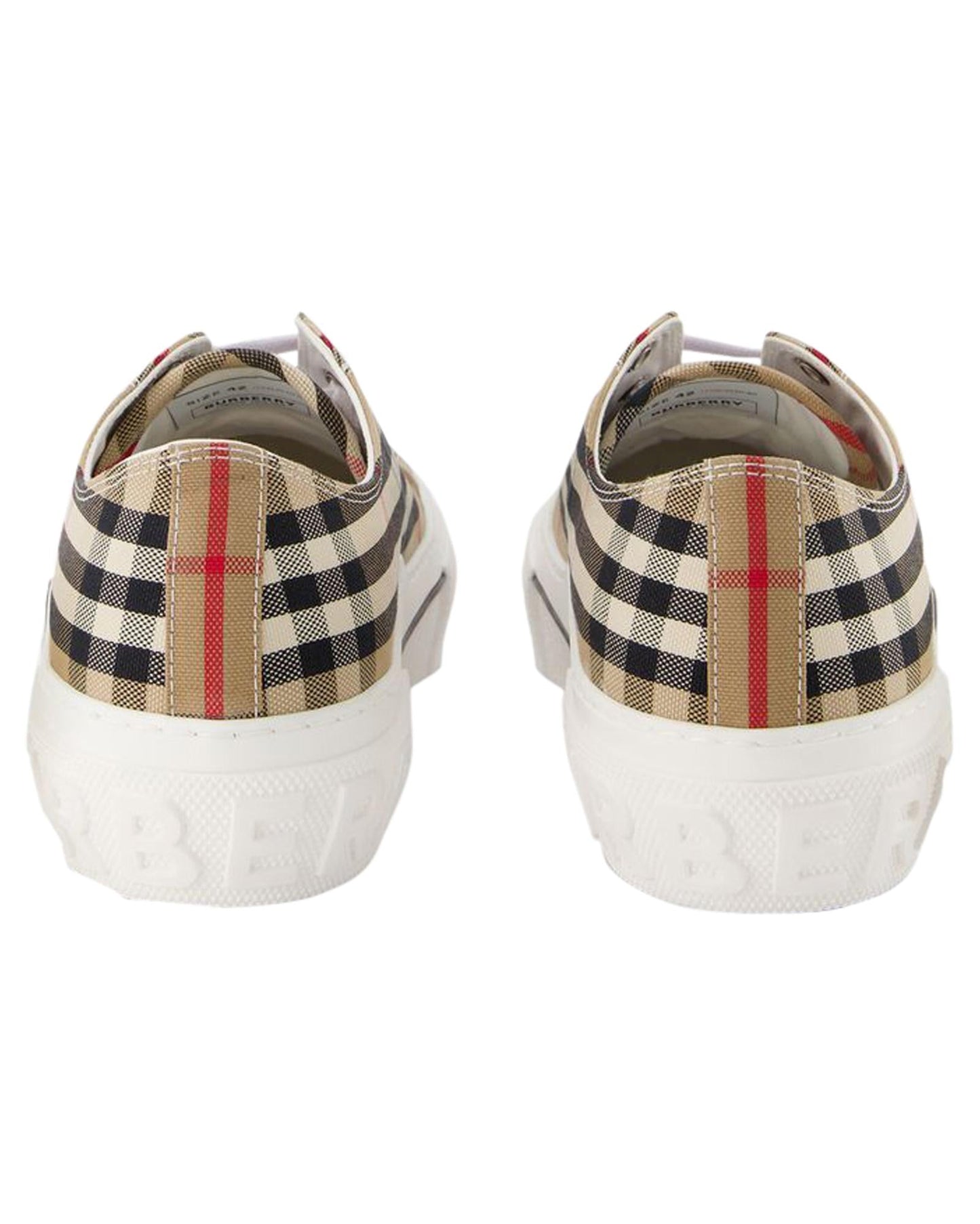 Burberry Arthur Check Platform Sneakers Women Brown | Beige