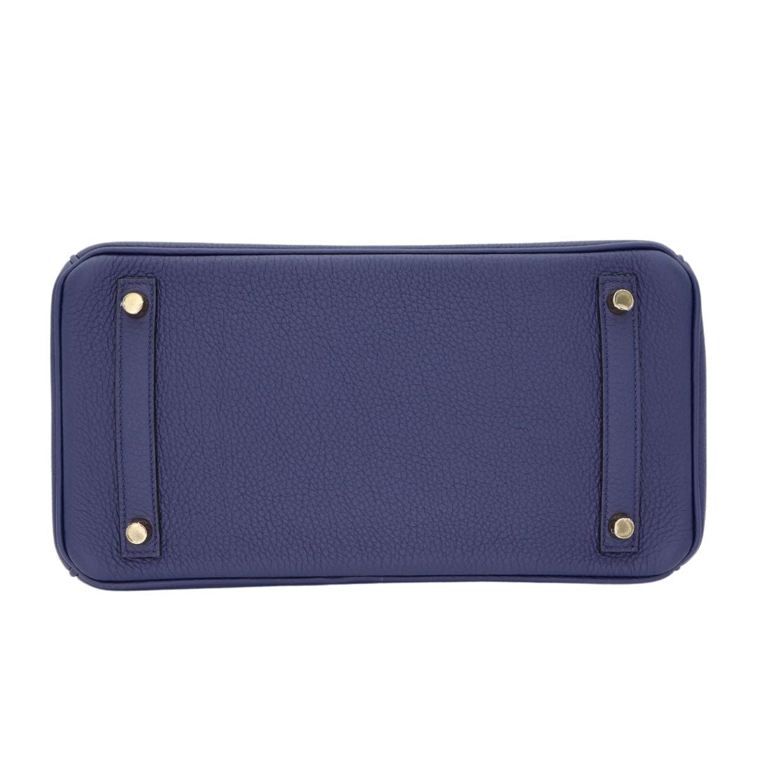 Hermès 30cm Birkin Bleu Navy Togo Leather Gold Hardware