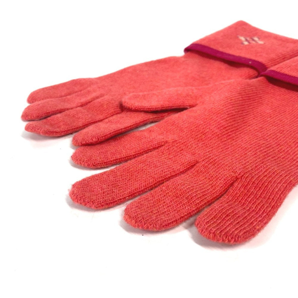 Louis Vuitton pink  Color Wool Cashmere Warm Gloves