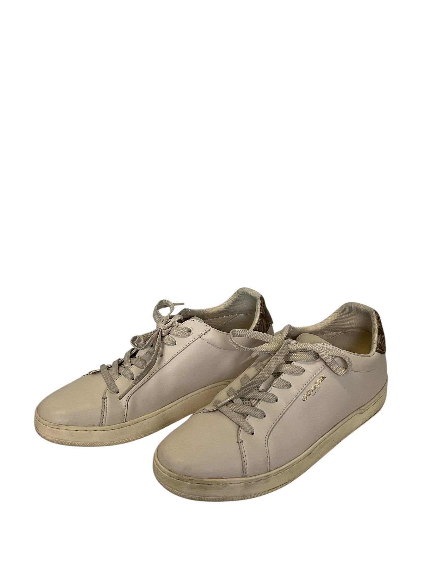 Shoes Designer By Coach In Cream, Size: 11