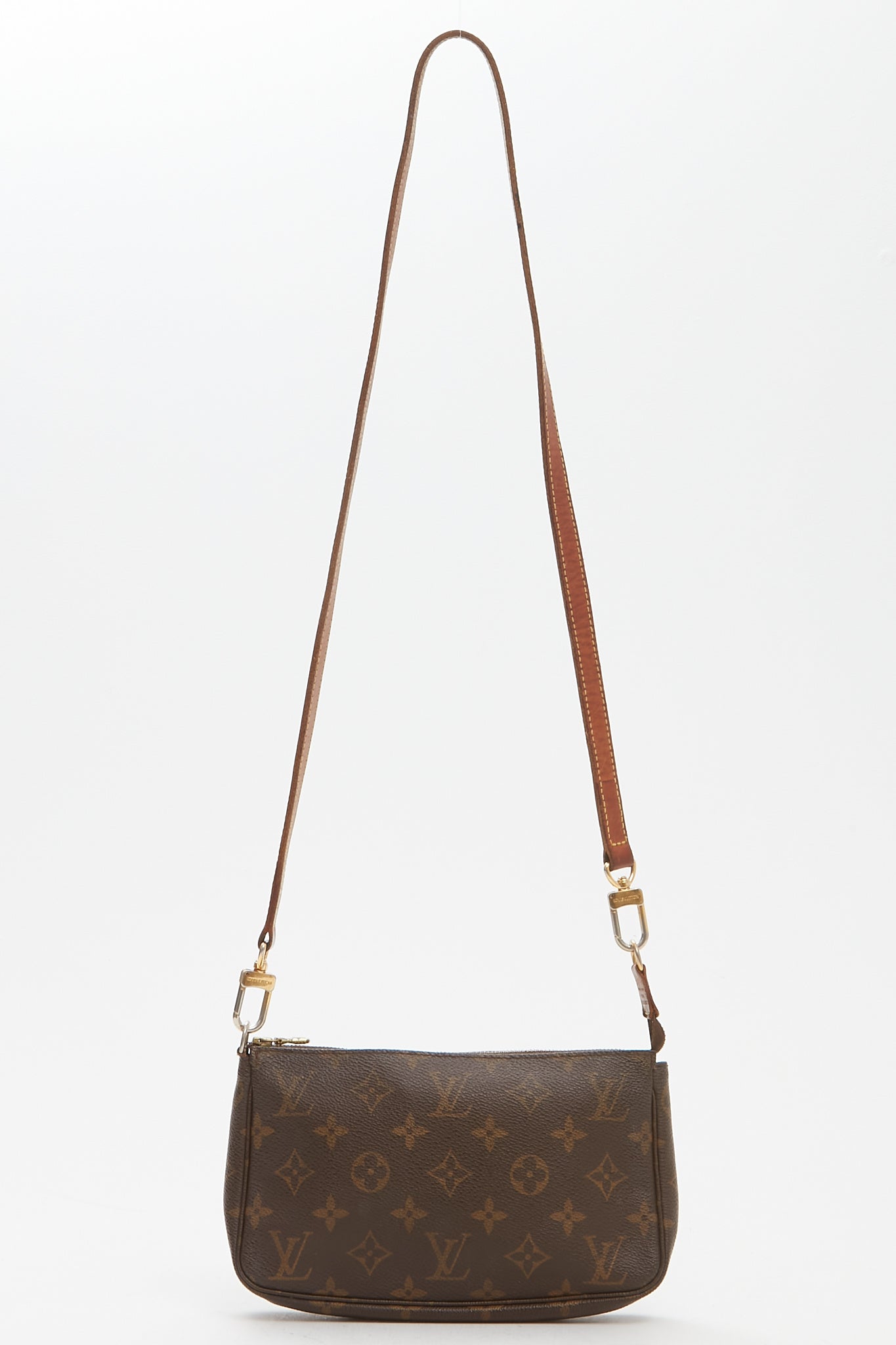Louis Vuitton Monogram Canvas Pochette Accessoires With Strap