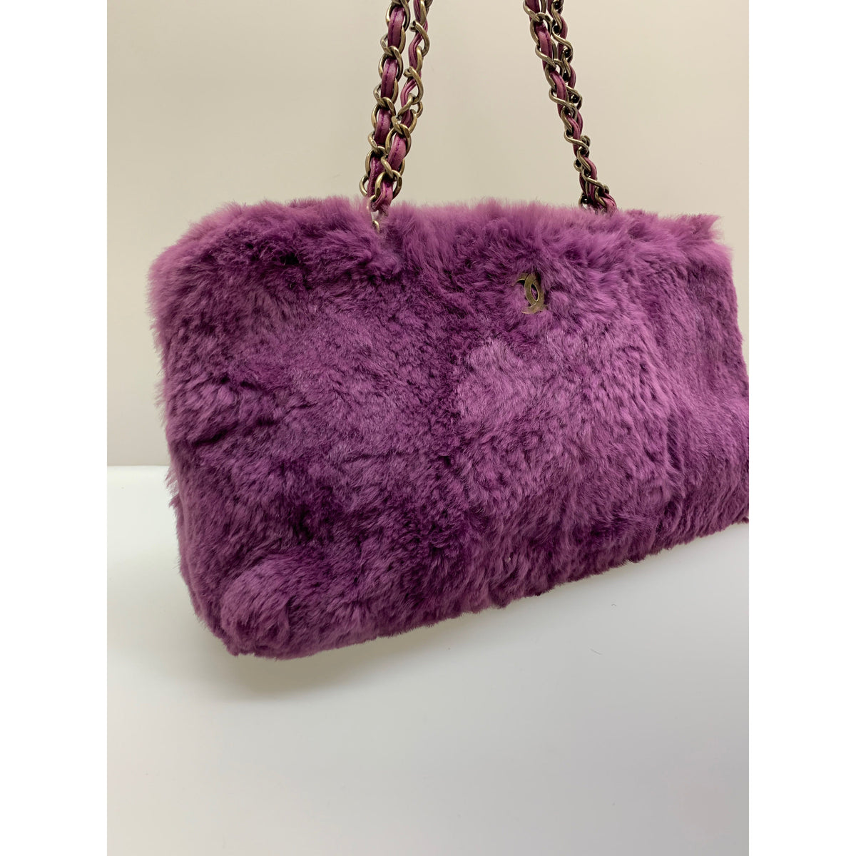 CHANEL/Cross Body Bag/FurFake Fur