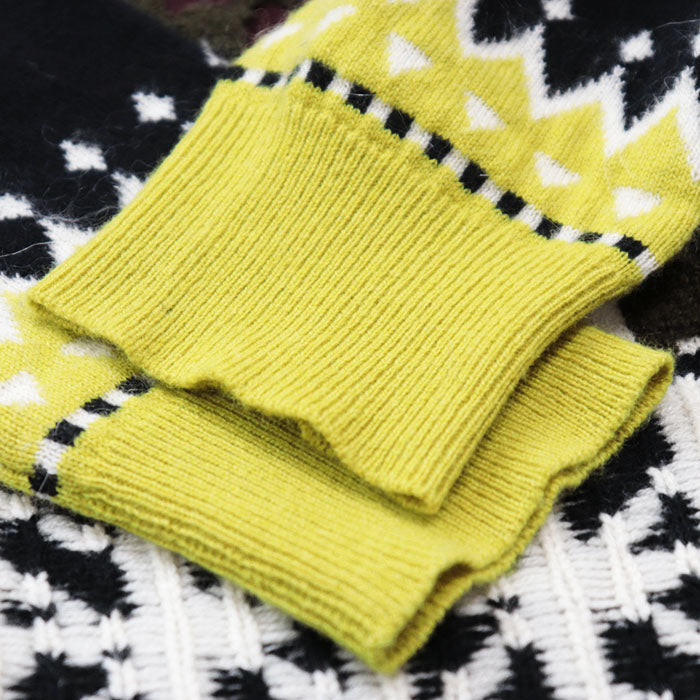 Burberry Crazy Pattern Cashmere Blend Sweater