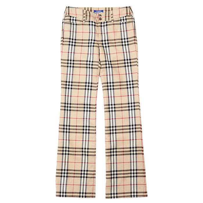 Burberry Blue Label Nova Check Wool Pants