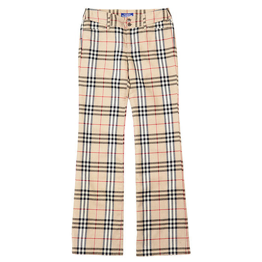 Burberry Blue Label Nova Check Wool Pants