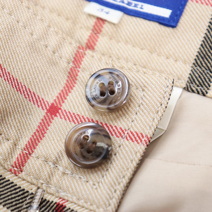 Burberry Blue Label Nova Check Wool Pants
