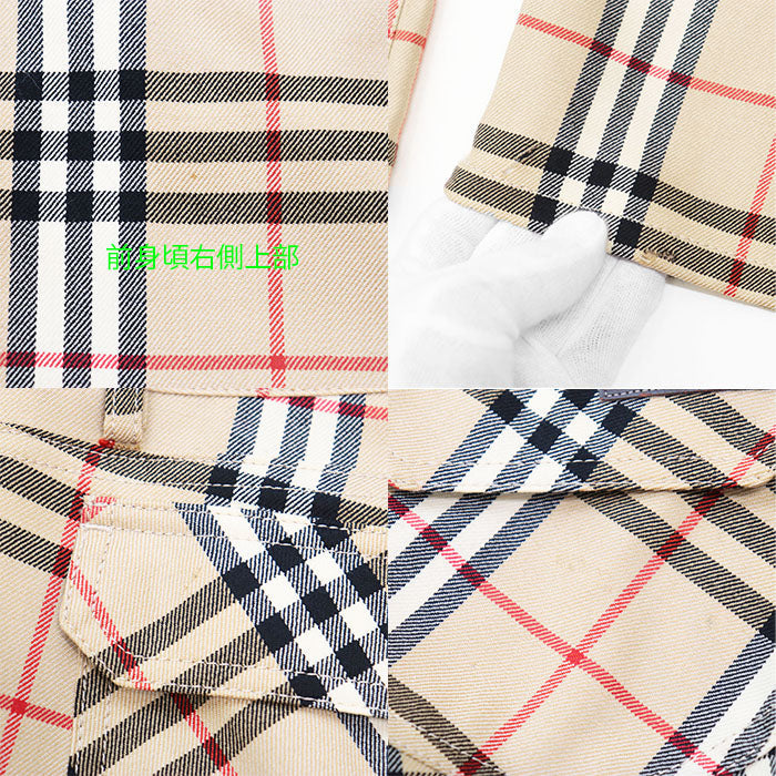 Burberry Blue Label Nova Check Wool Pants