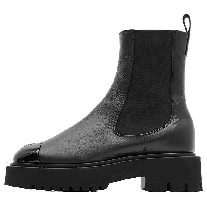 Chanel G38218 Leather Boots