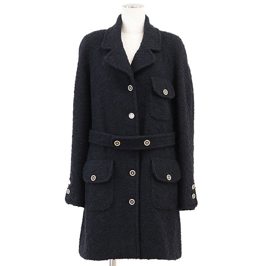 Chanel 01A P18340 Alpaca Blend Coat