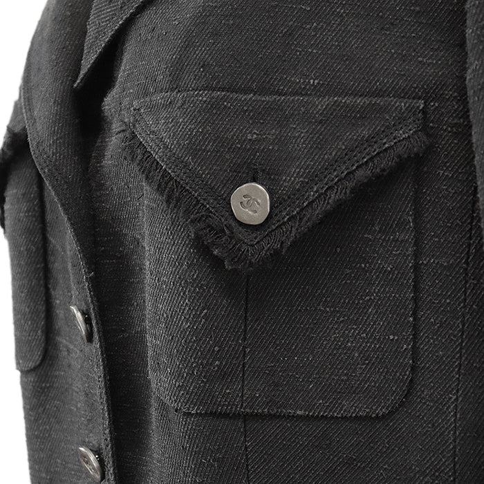 Chanel COCO Mark 100% Silk Jacket