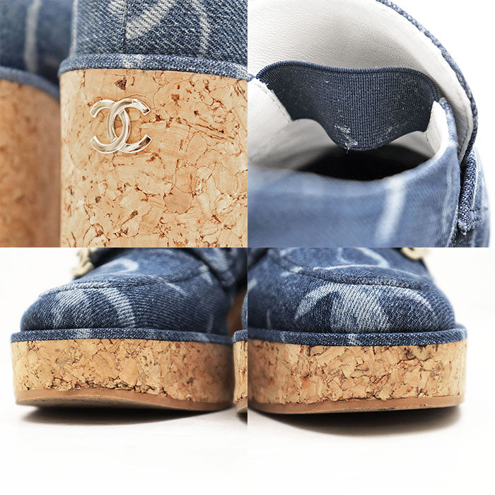 Chanel G45142 Denim Cork Loafer