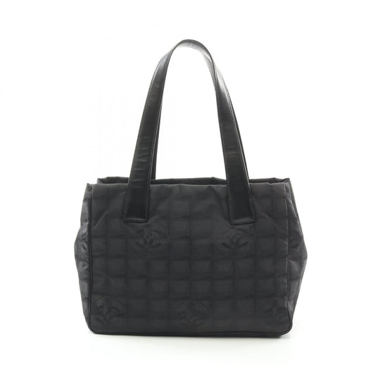 Chanel New Travel Line PM Leather Nylon Canvas Tote Bag