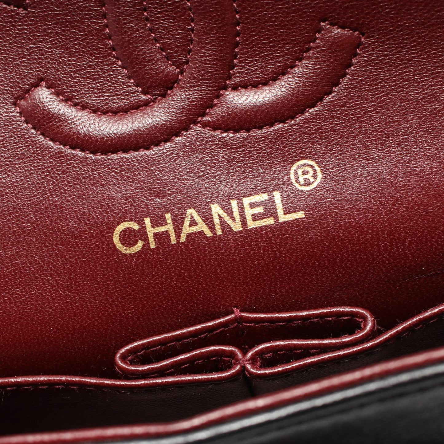 Chanel Lambskin Matelasse W Flap Shoulder Bag