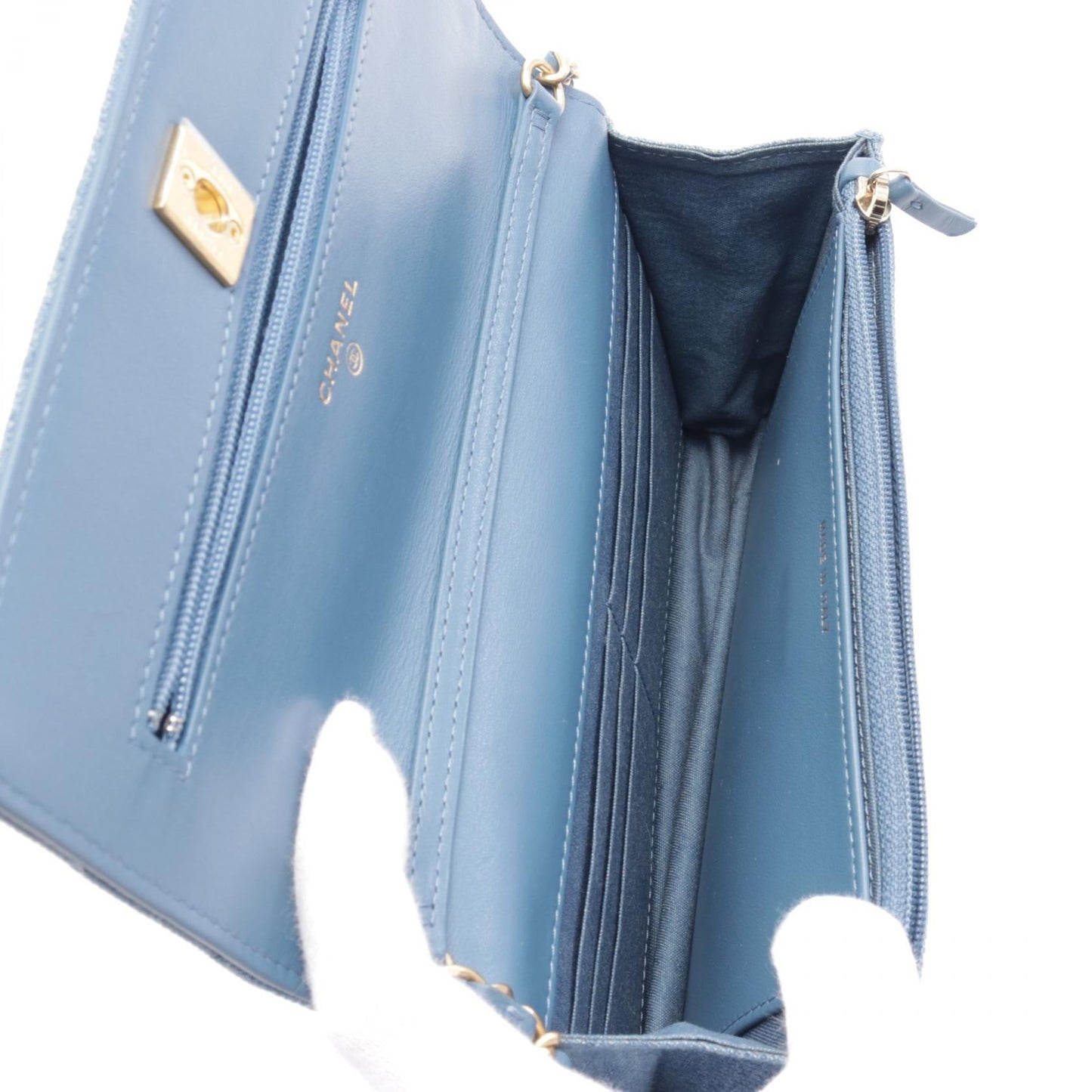 Chanel Matelasse Denim Shoulder Bag