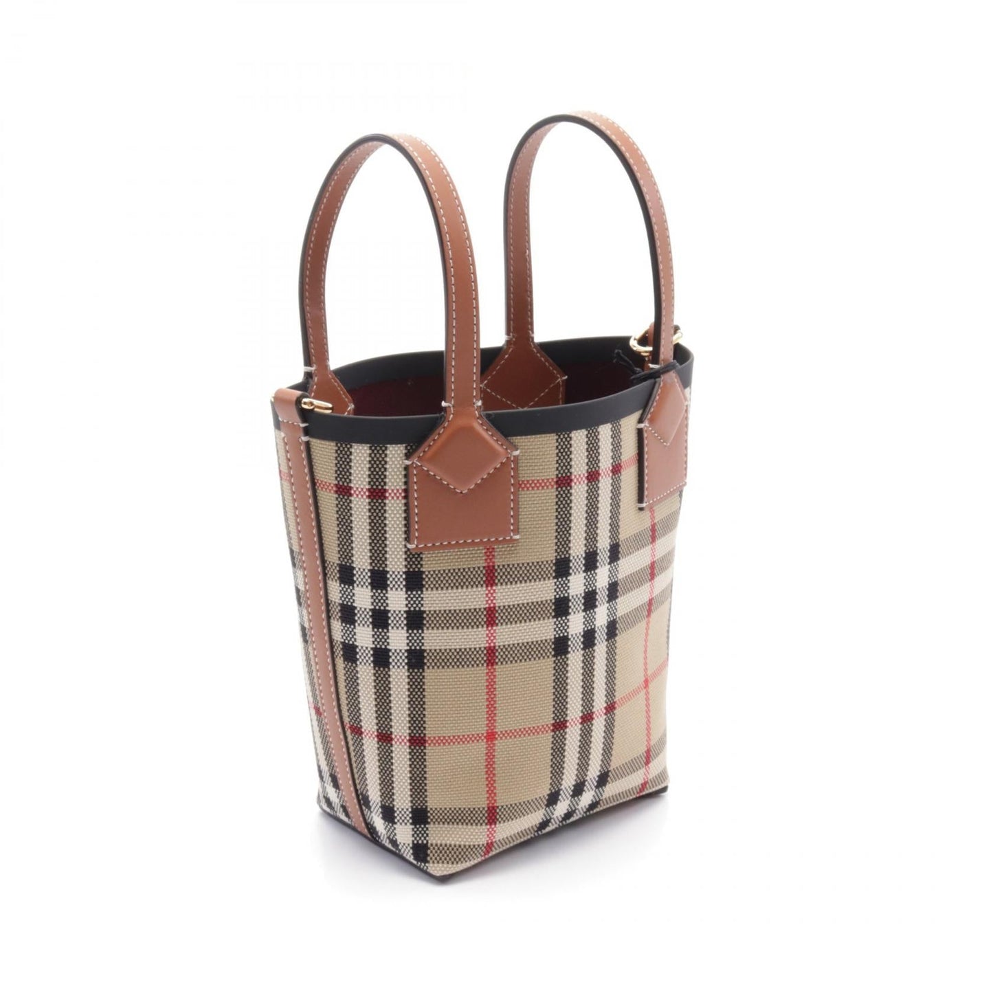 Burberry Canvas×Leather Mini London Tote Bag 8070461