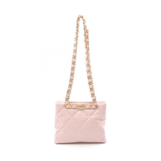 Chanel Matelasse Small Shopping Tote Bag Lambskin Tote Bag