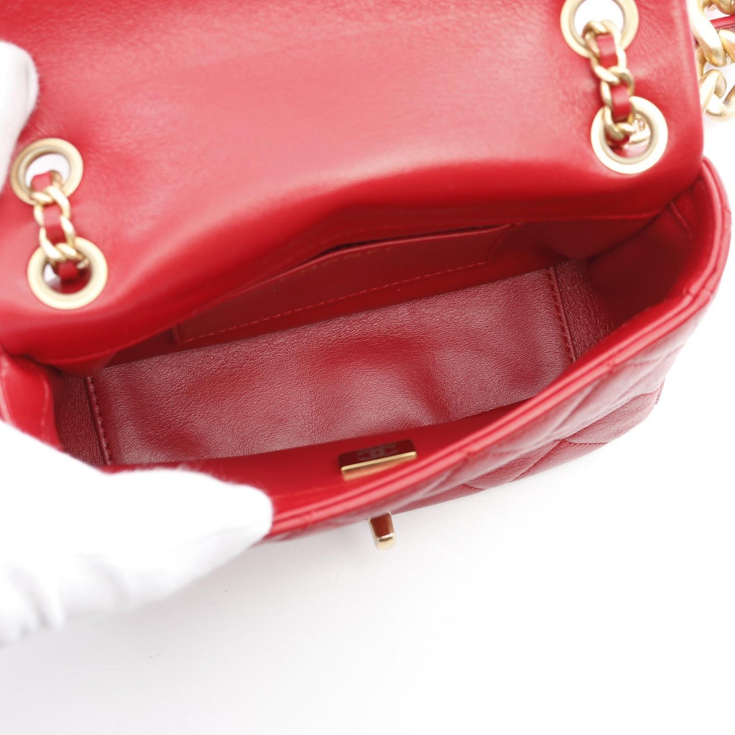 Chanel Mini Matelasse Leather Shoulder Bag