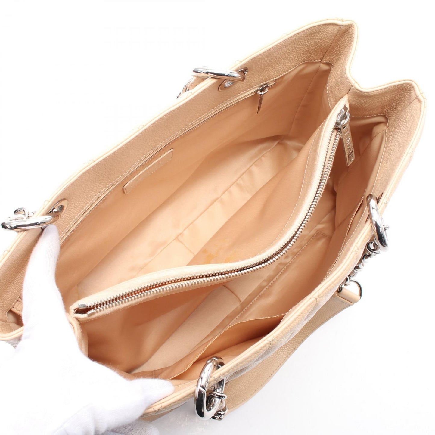 Chanel Matelasse Grained Calfskin Tote Bag