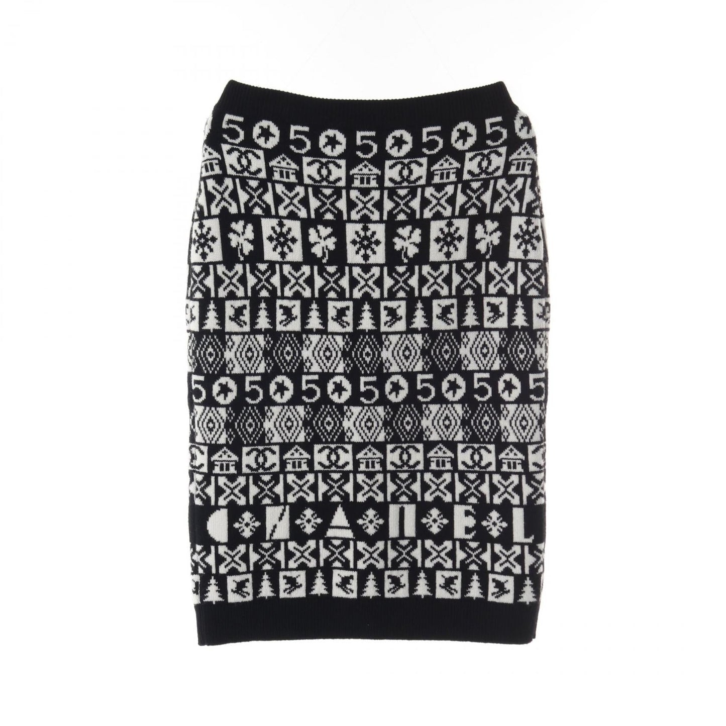 Chanel Coco Neige Cashmere Skirt