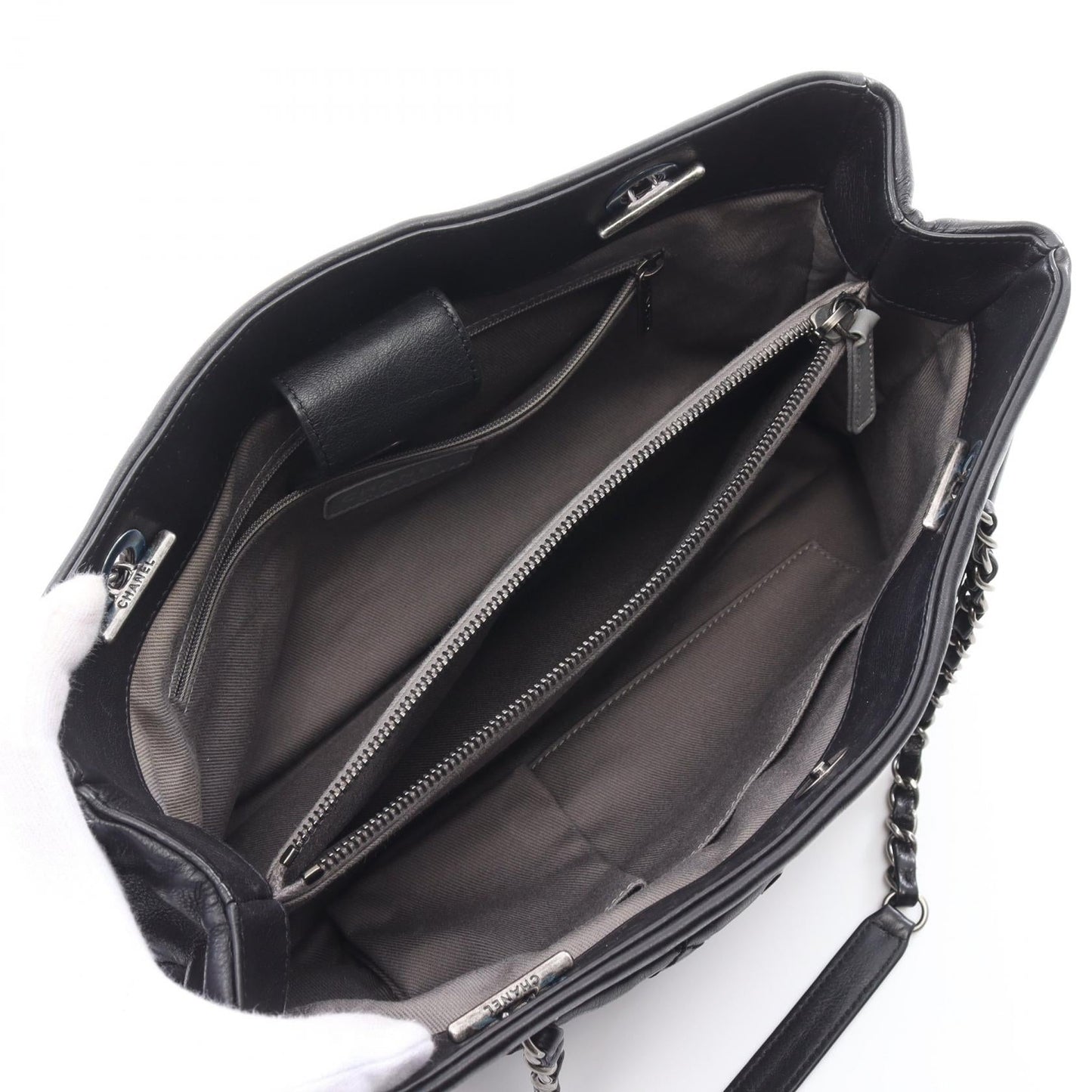 Chanel Wild Stitch Calfskin Tote Bag