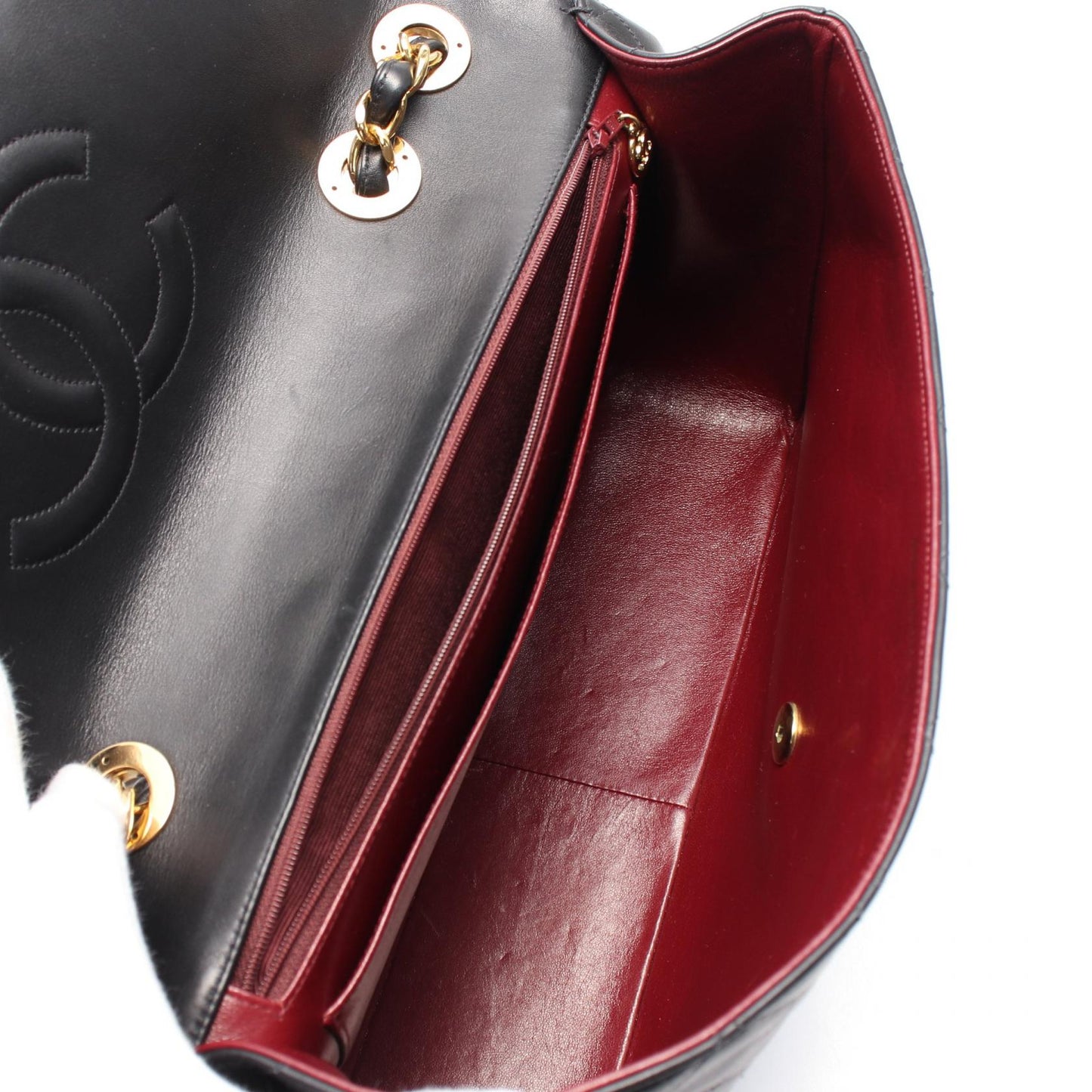 Chanel Deauville Lambskin Shoulder Bag