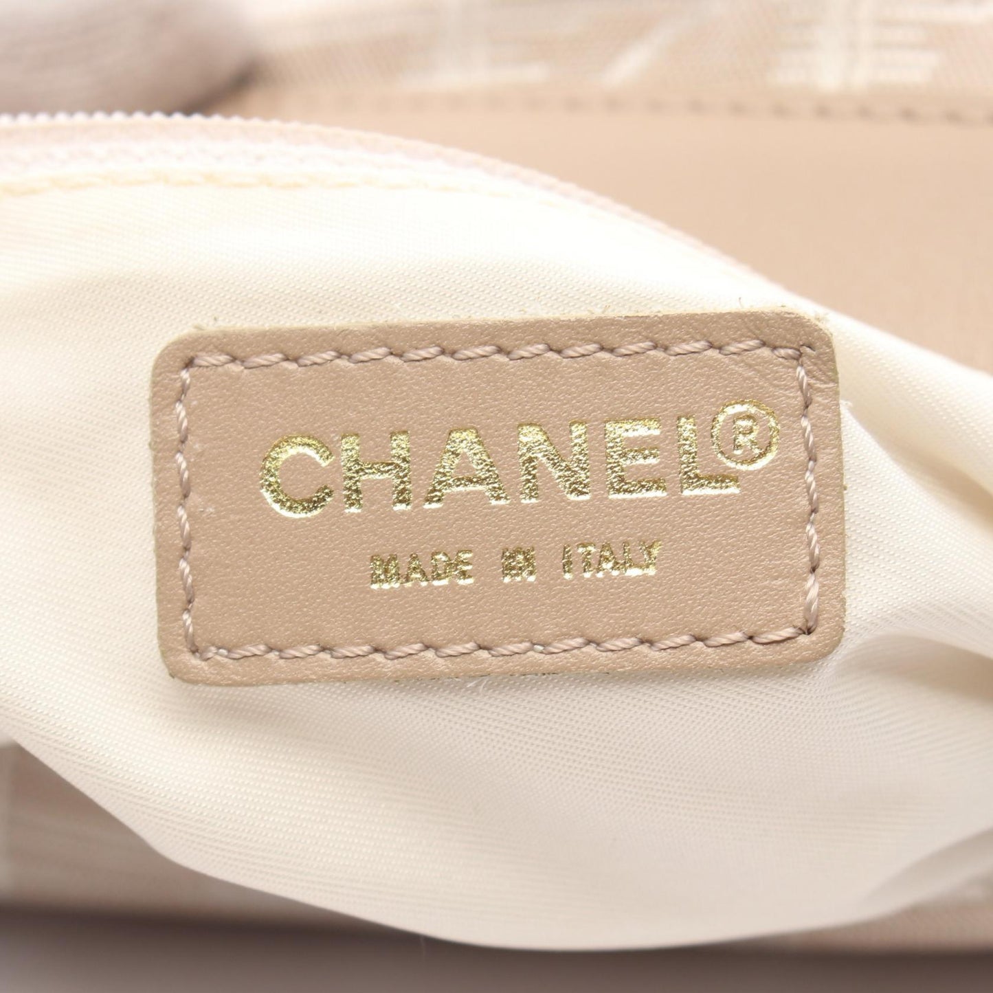 Chanel New Travel Line Leather Nylon Canvas Shoulder Bag