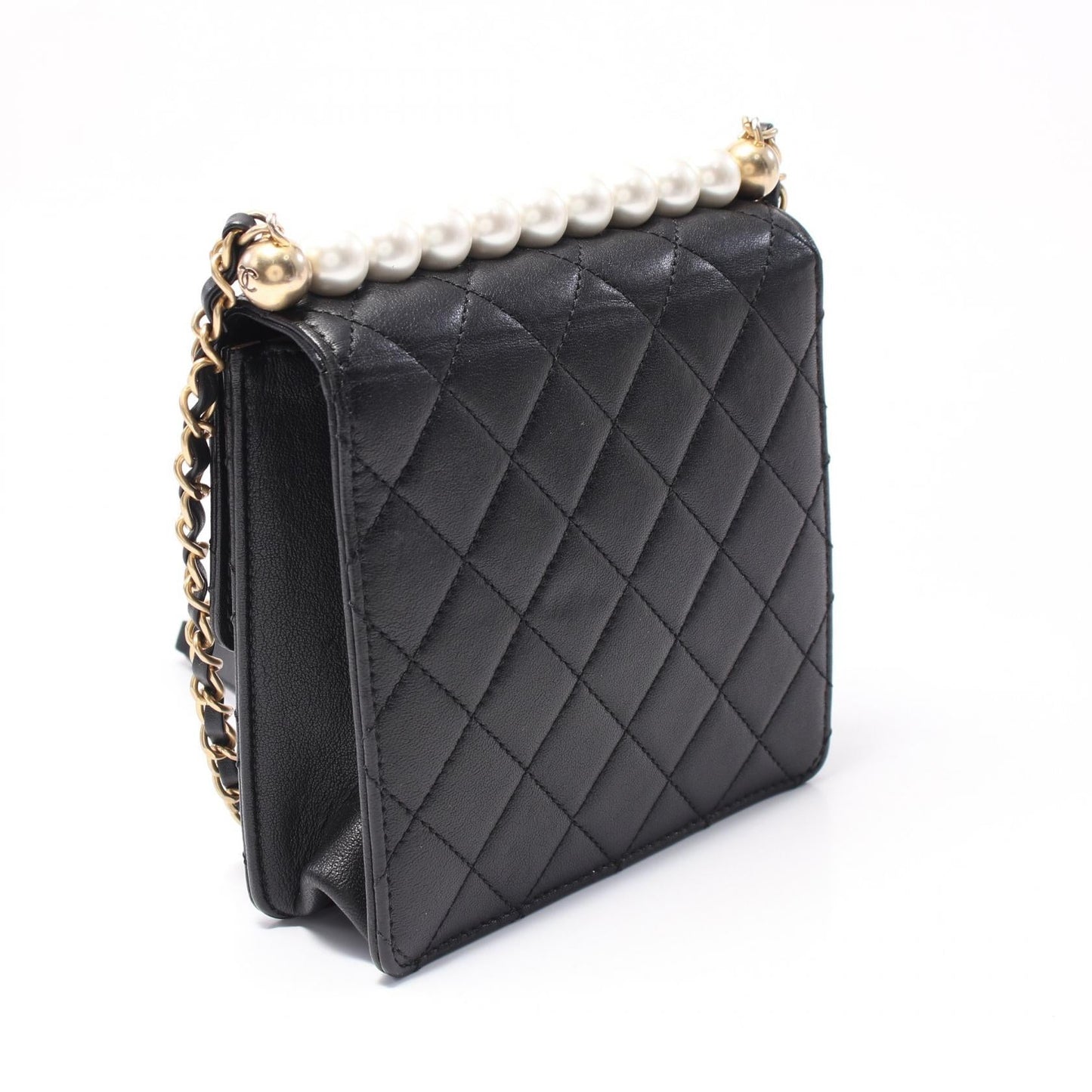 Chanel Matelasse Pearl Lambskin Shoulder Bag