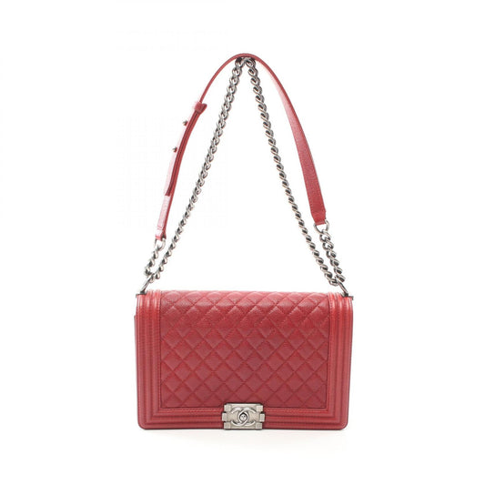 Chanel Boy Chanel Caviar Skin Shoulder Bag