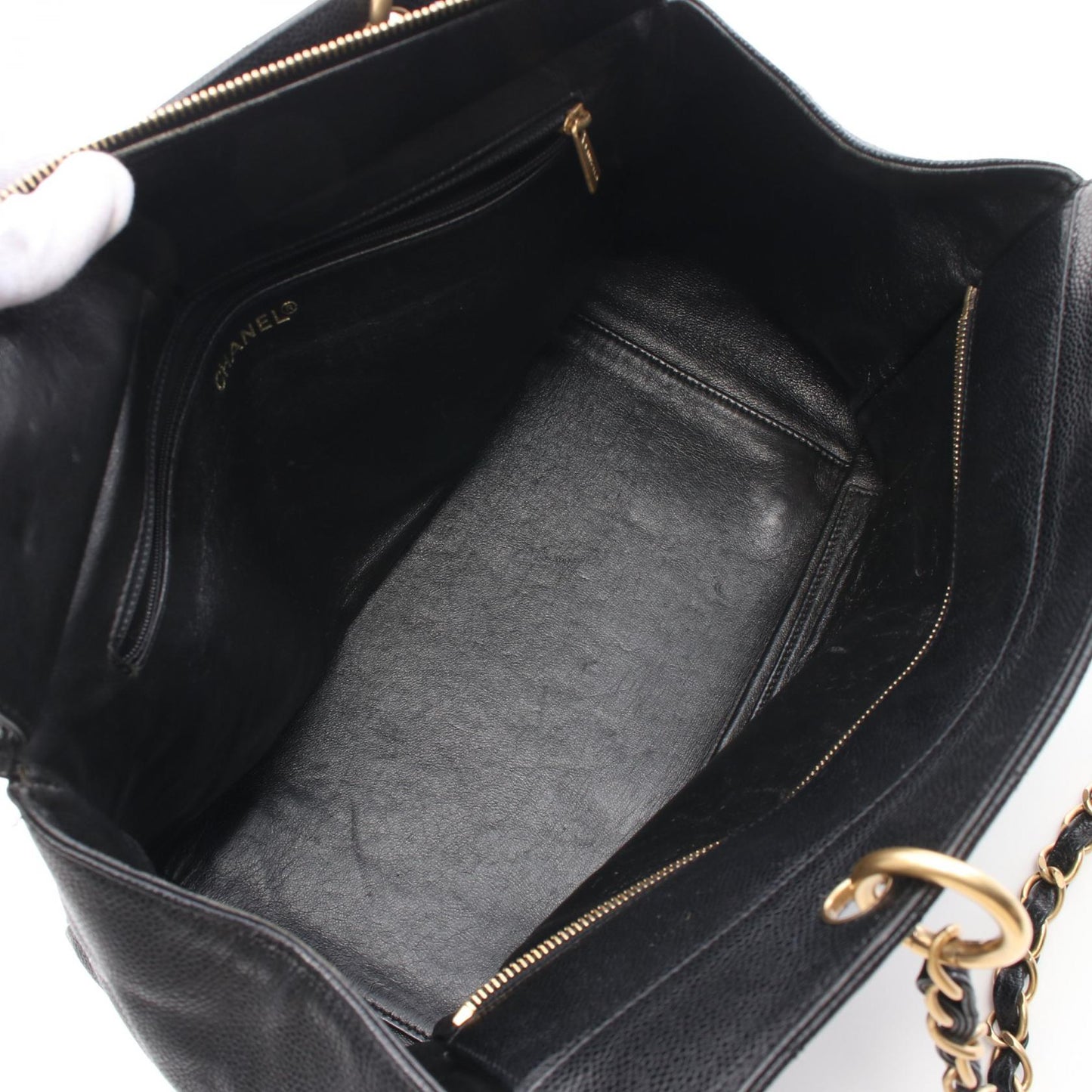 Chanel Matelasse Caviar Skin Tote Bag