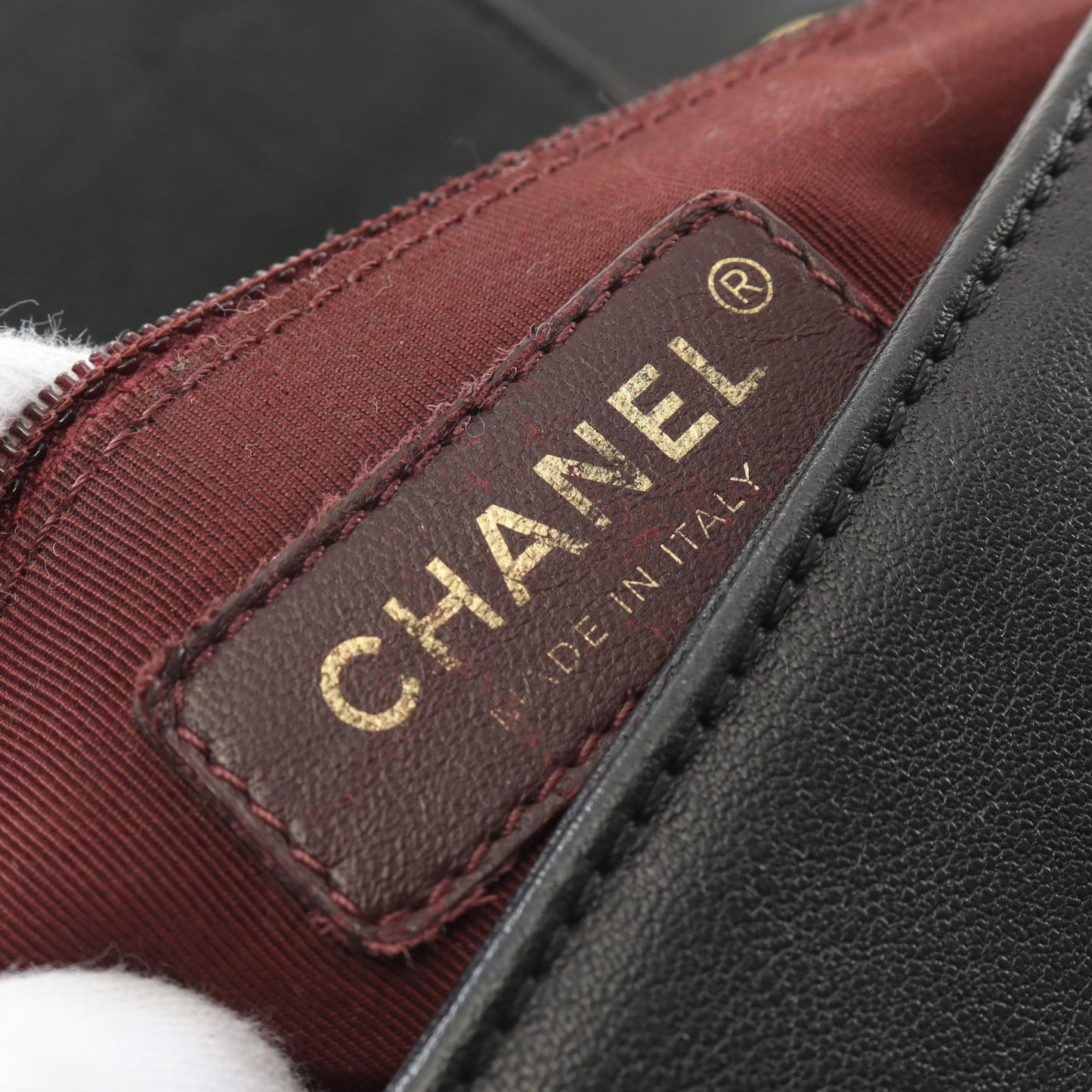 Chanel Mademoiselle Matelasse Leather Shoulder Bag