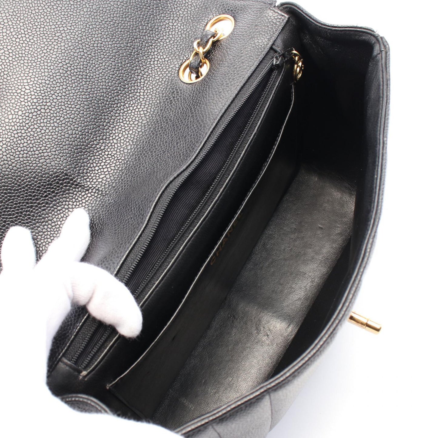 Chanel Mademoiselle Grained Calfskin Shoulder Bag