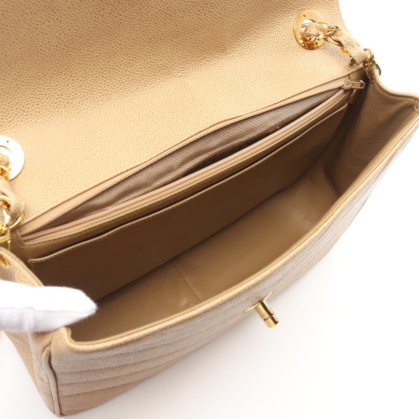 Chanel V Stitch Leather Shoulder Bag