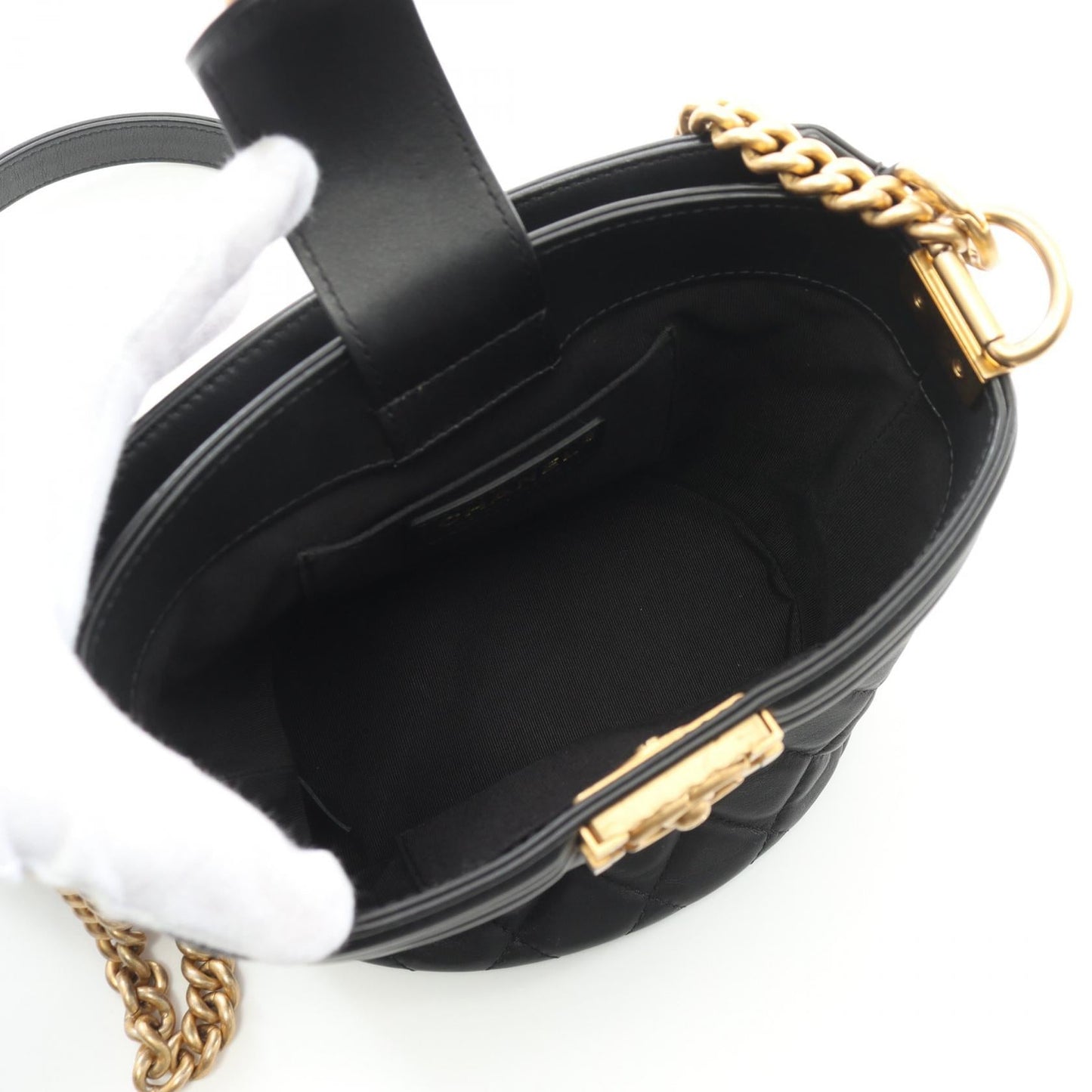 Chanel Boy Chanel Lambskin Shoulder Bag