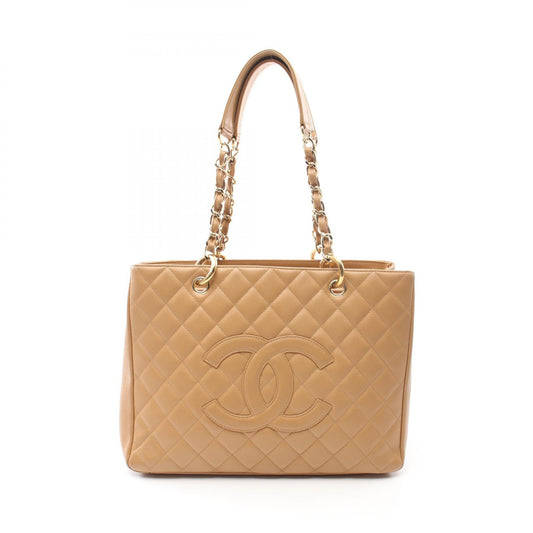 Chanel Matelasse Grained Calfskin Tote Bag