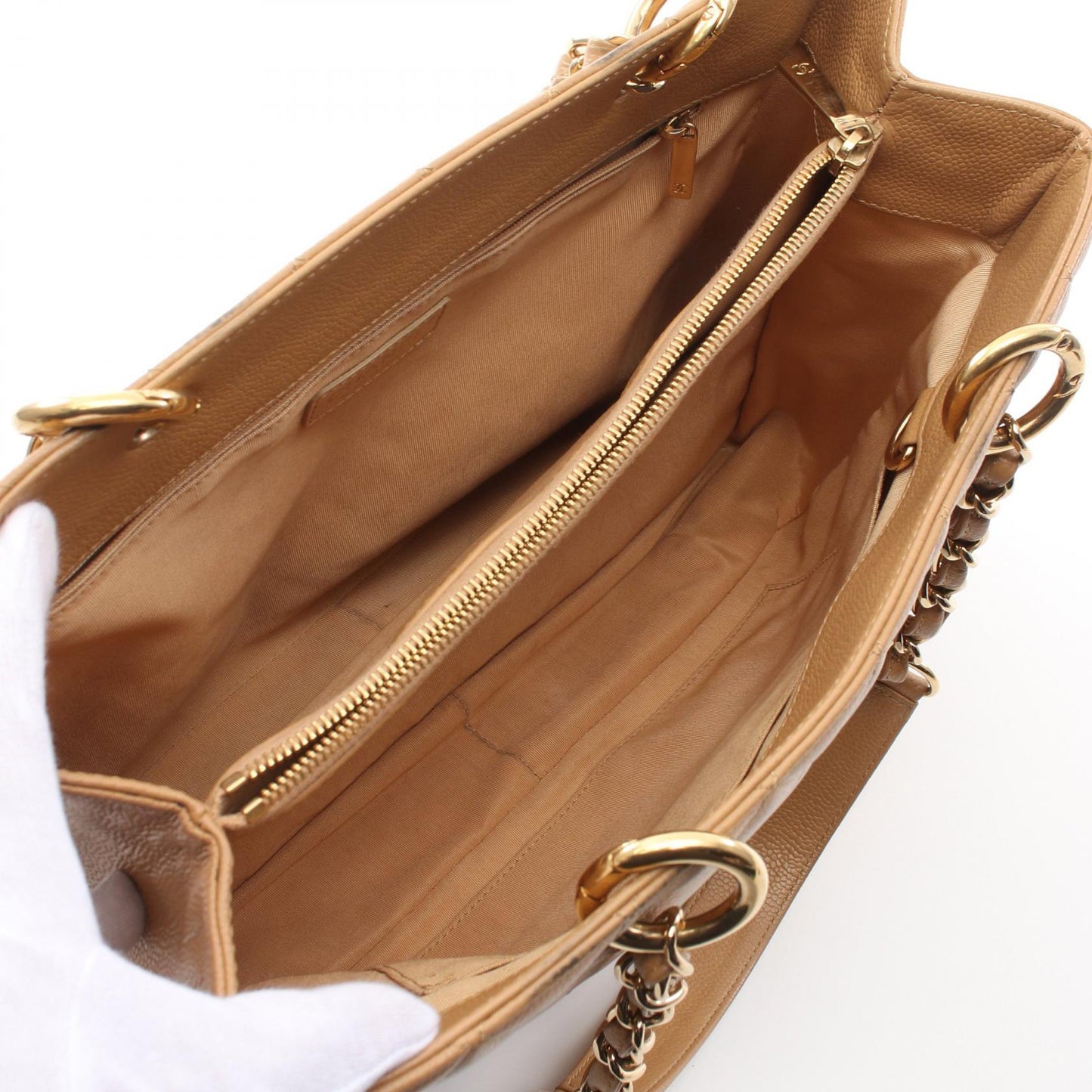 Chanel Matelasse Grained Calfskin Tote Bag
