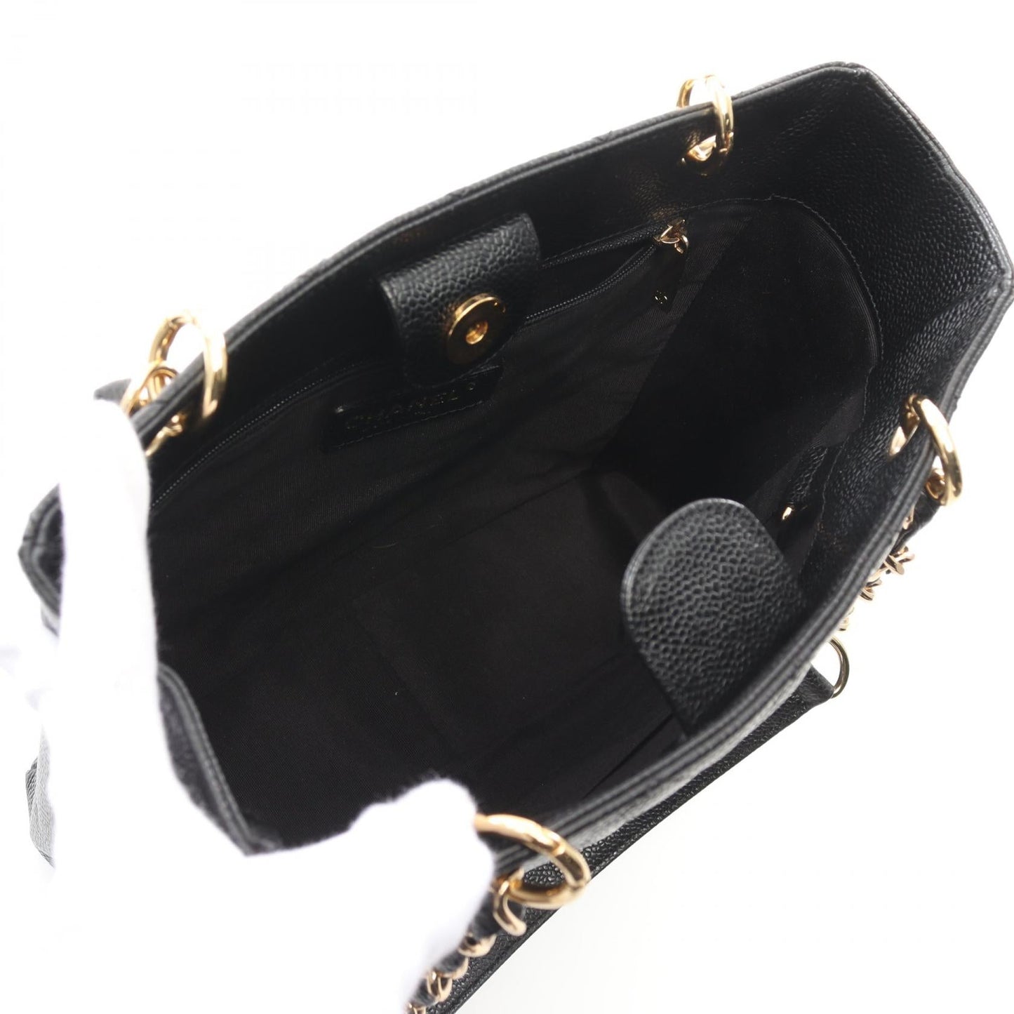 Chanel Matelasse PST Caviar Skin Tote Bag