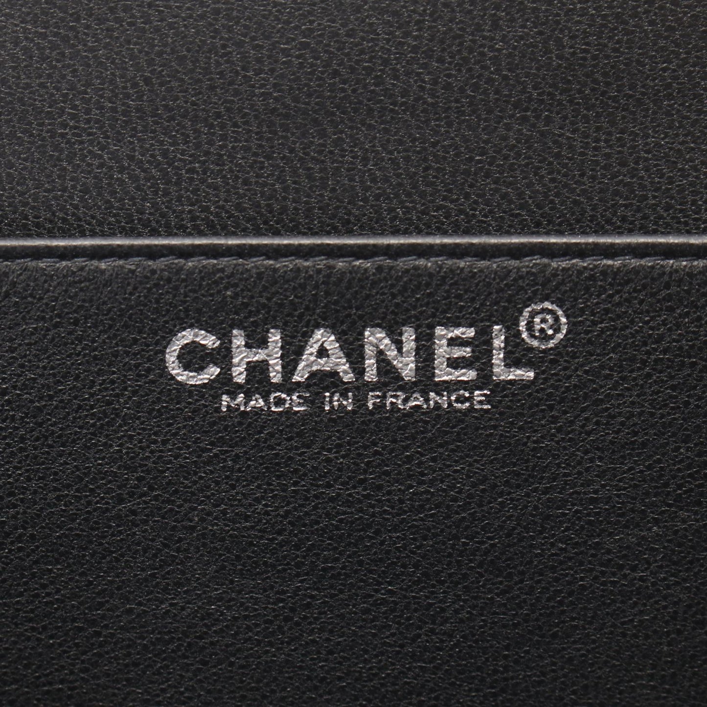 Chanel Choco Bar Leather Clutch Bag