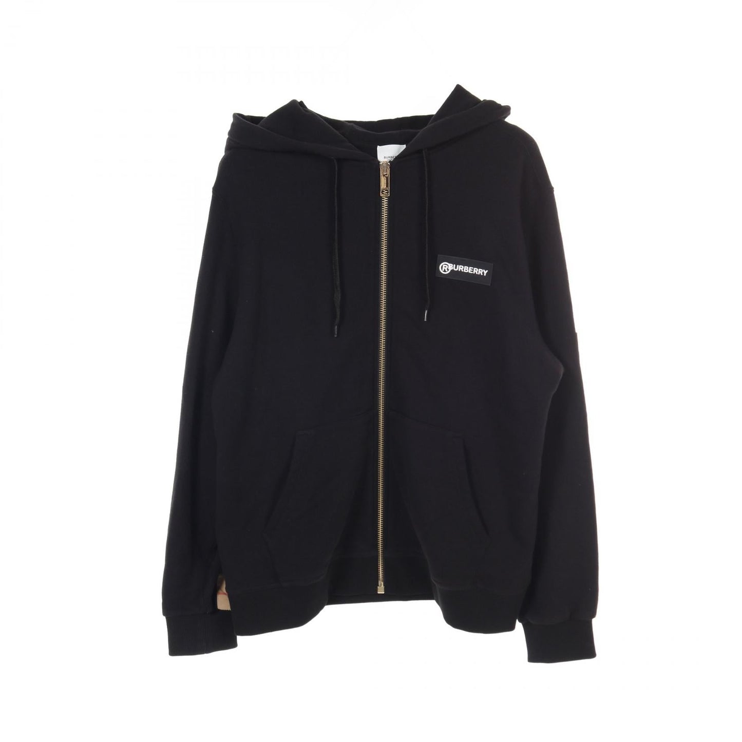 Burberry Vintage Check Panel Cotton Hoodie