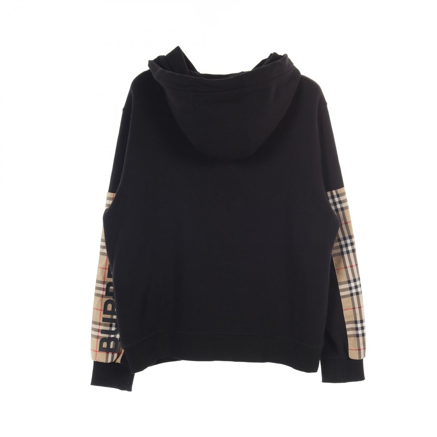 Burberry Vintage Check Panel Cotton Hoodie