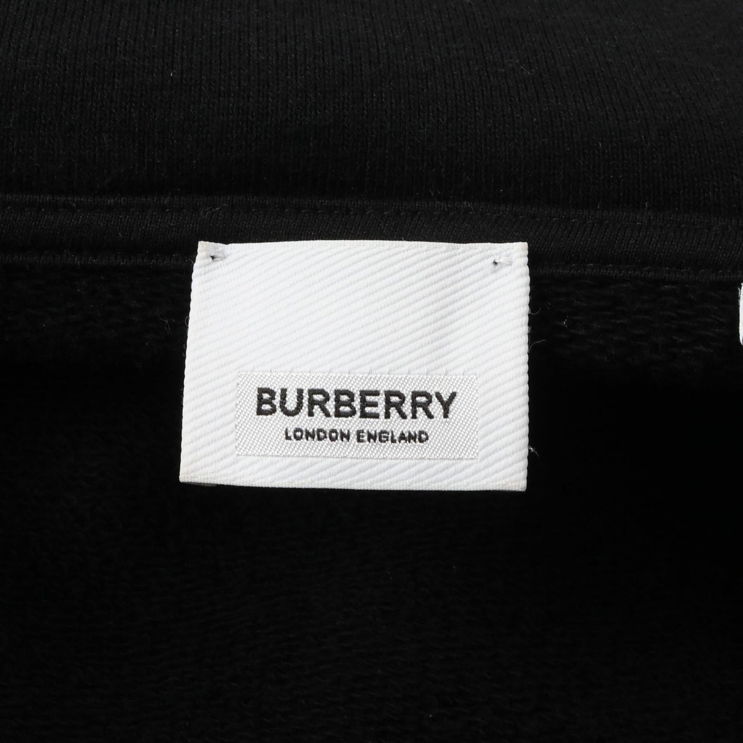 Burberry Vintage Check Panel Cotton Hoodie