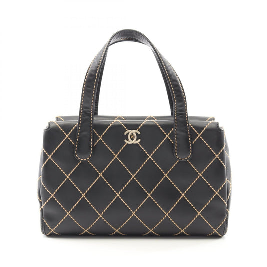 Chanel Wild Stitch Leather Tote Bag